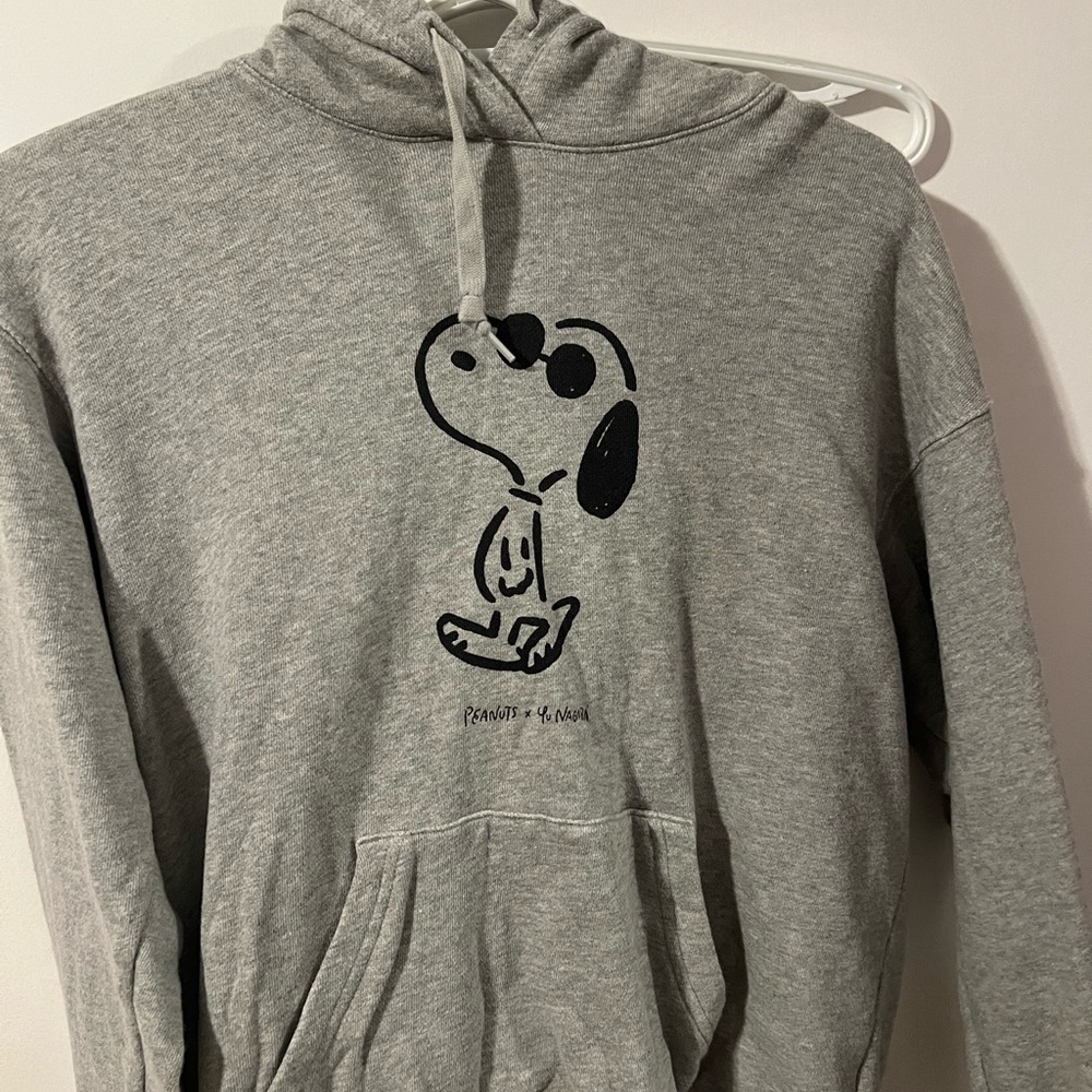 Gray Snoopy Hoodie
